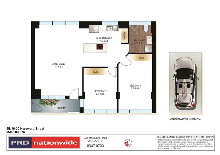 Floorplan of Homely unit listing, 5b/16-20 Hereward Street, Maroubra NSW 2035