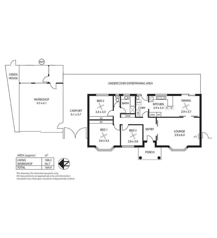 Floorplan of Homely house listing, 28 Trim Crescent, Old Noarlunga SA 5168