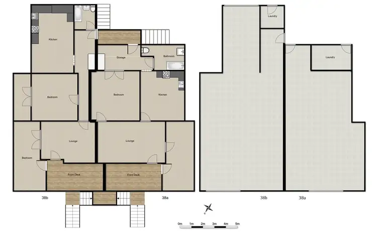 Floorplan of Homely house listing, 38a and 38b Kent Street, Grafton NSW 2460
