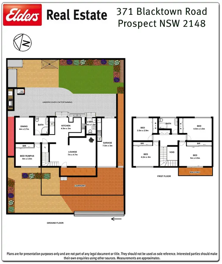 Floorplan of Homely house listing, 371 Blacktown Road, Prospect NSW 2148