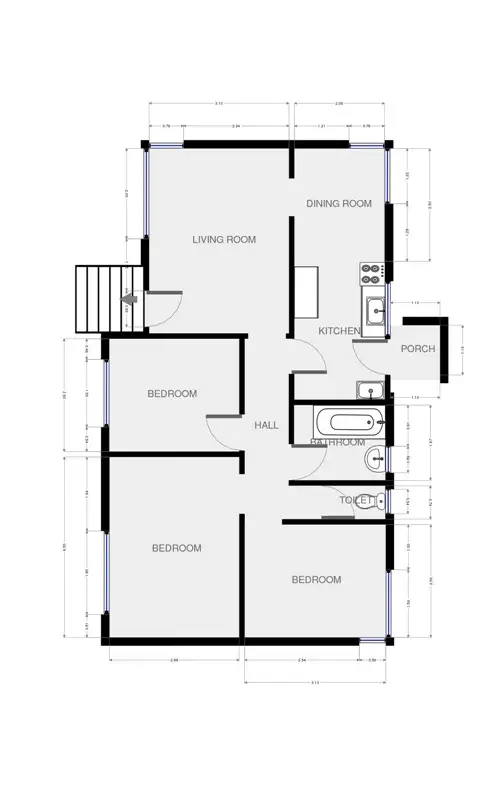 Floorplan of Homely house listing, 246 Agnes Street, George Town TAS 7253