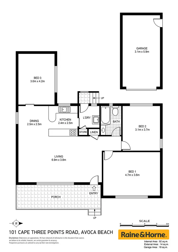 Floorplan of Homely house listing, 101 Cape Three Points Road, Avoca Beach NSW 2251