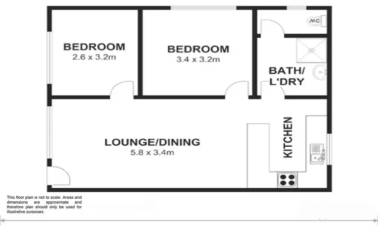 Floorplan of Homely house listing, 5/157 Tolosa Street, Glenorchy TAS 7010