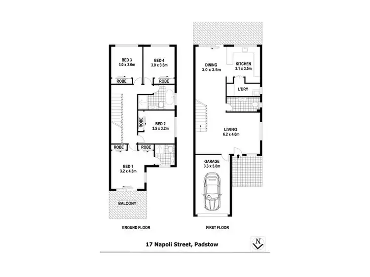 Floorplan of Homely house listing, 17 & 17A Napoli Street, Padstow NSW 2211