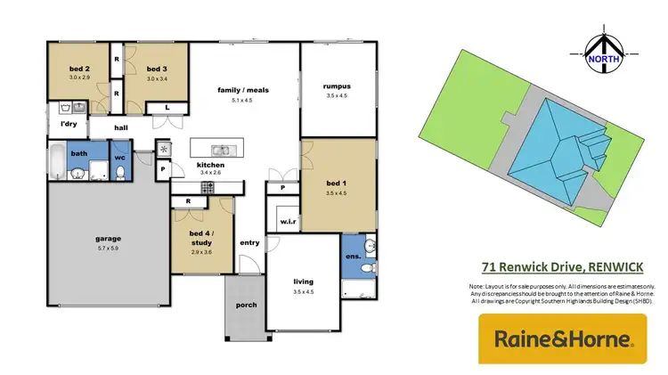 Floorplan of Homely house listing, 71 Renwick Drive, Mittagong NSW 2575