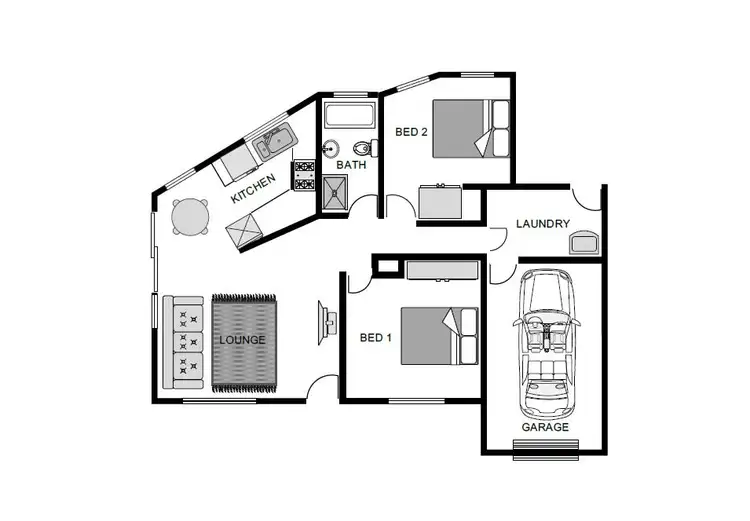Floorplan of Homely villa listing, 3/1A Parkland Street, Blacktown NSW 2148