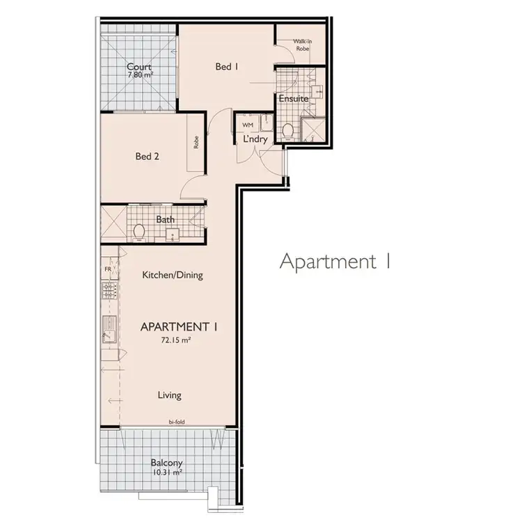 Floorplan of Homely apartment listing, Unit 9 /1 Albert Street, North Perth WA 6006