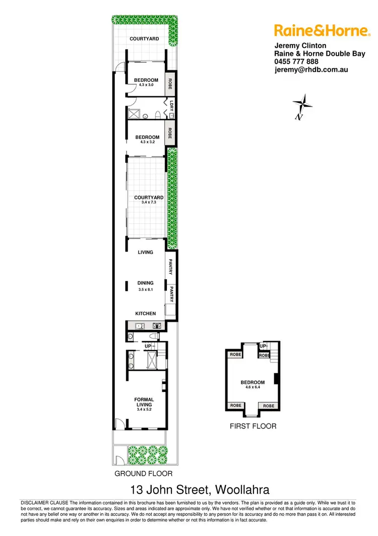 Floorplan of Homely house listing, 13 John Street, Woollahra NSW 2025