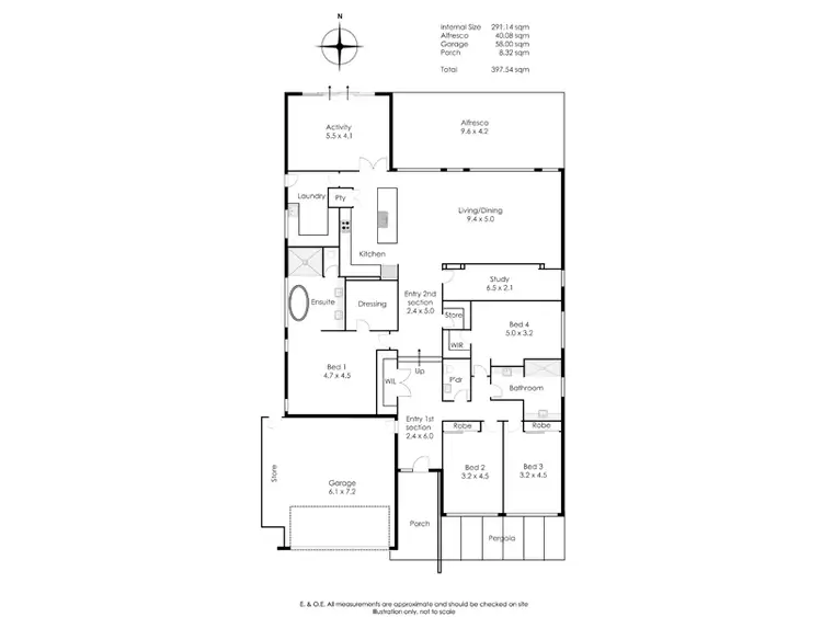 Floorplan of Homely house listing, 60 Evandale Street, Floreat WA 6014