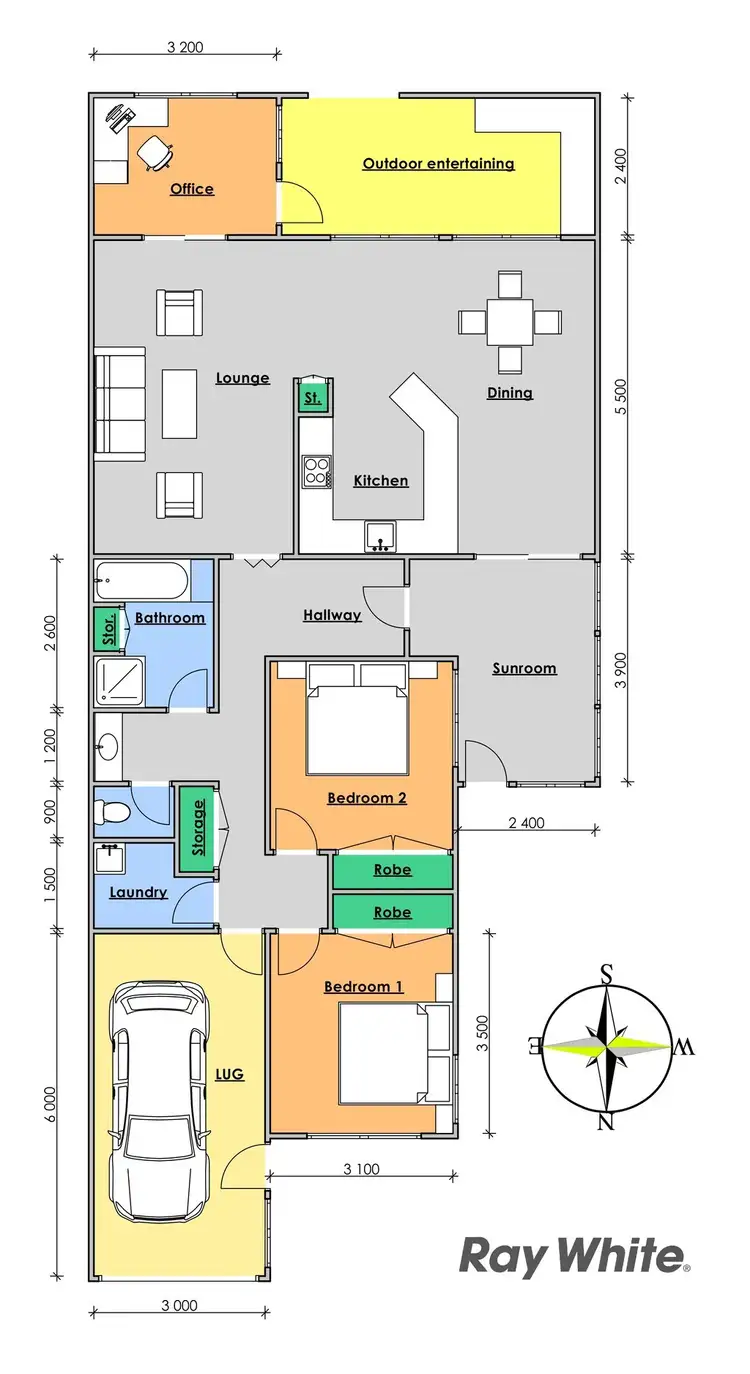 Floorplan of Homely unit listing, 1/26 Cowper Street, Taree NSW 2430
