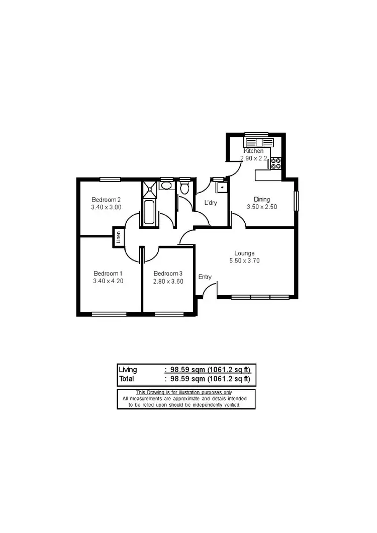 Floorplan of Homely house listing, 12 Laura St, Murray Bridge SA 5253