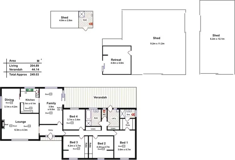 Floorplan of Homely house listing, 1. Old Mallala Road, Two Wells SA 5501