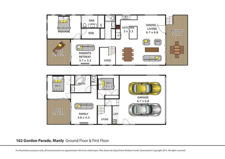 Floorplan of Homely house listing, 102 Gordon Parade, Manly QLD 4179
