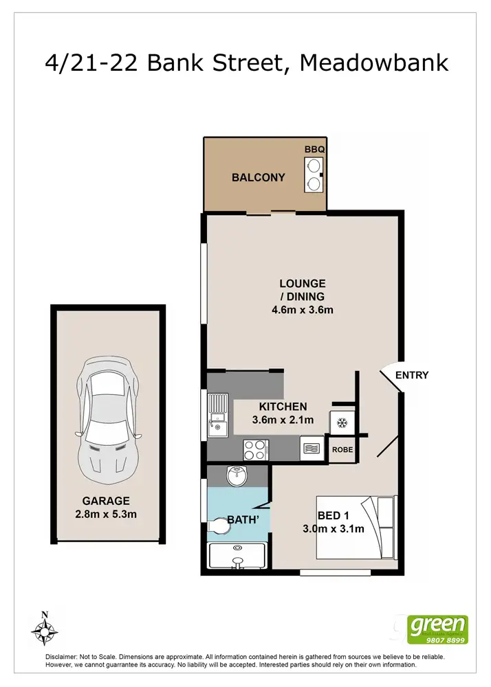 Floorplan of Homely unit listing, 4/21-22 Bank Street, Meadowbank NSW 2114