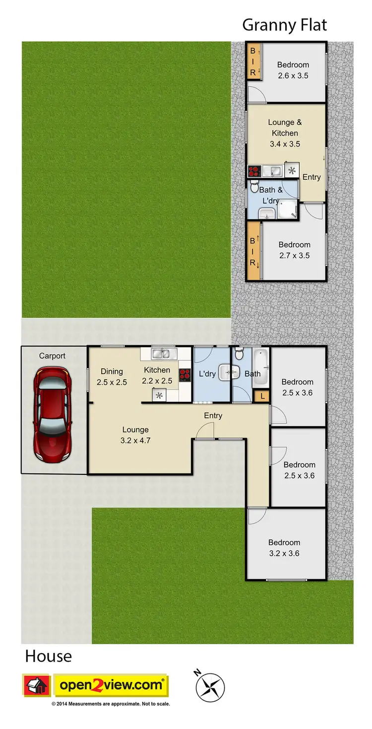 Floorplan of Homely house listing, 98& 98A Magnolia Street, North St Marys NSW 2760