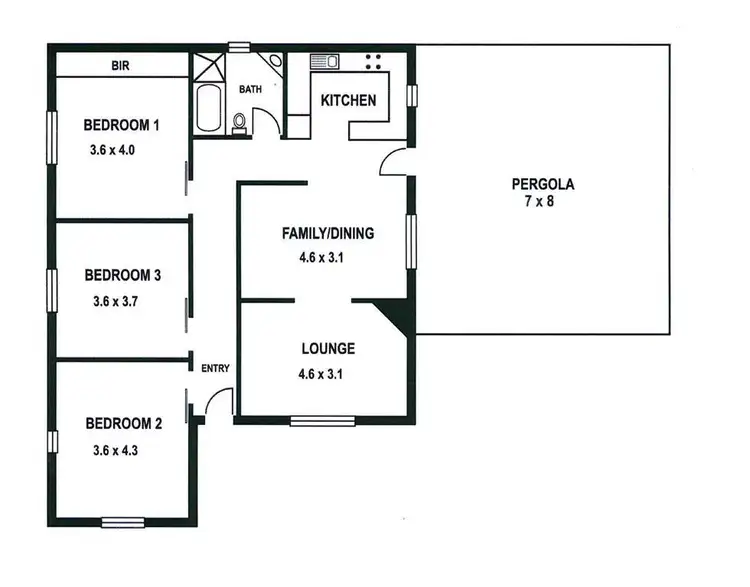 Floorplan of Homely house listing, 18 Third Street, Loxton SA 5333