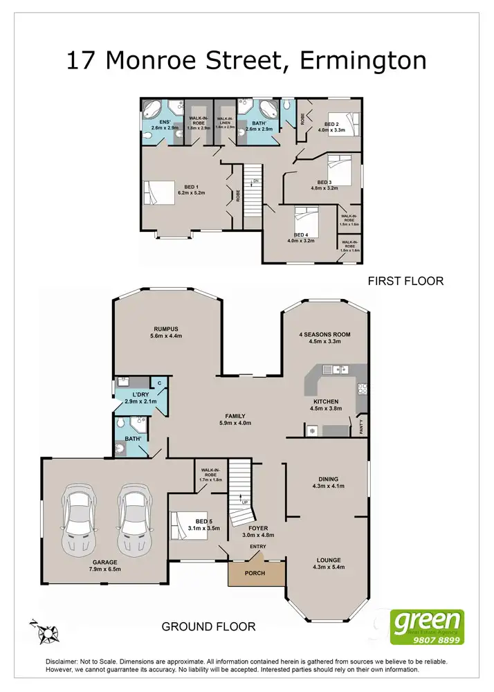 Floorplan of Homely house listing, 17 Monroe Street, Ermington NSW 2115