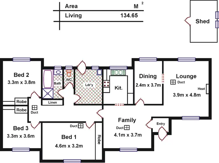 Floorplan of Homely house listing, 25 Farrow Road, Evanston SA 5116