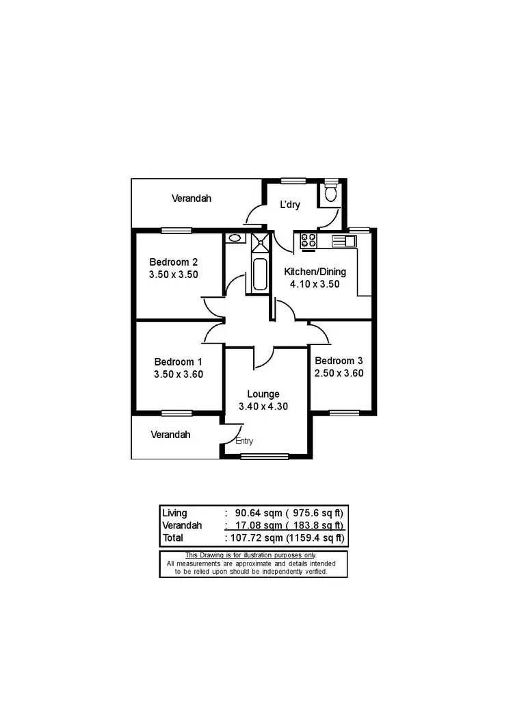 Floorplan of Homely house listing, 5 Laura Street, Murray Bridge SA 5253