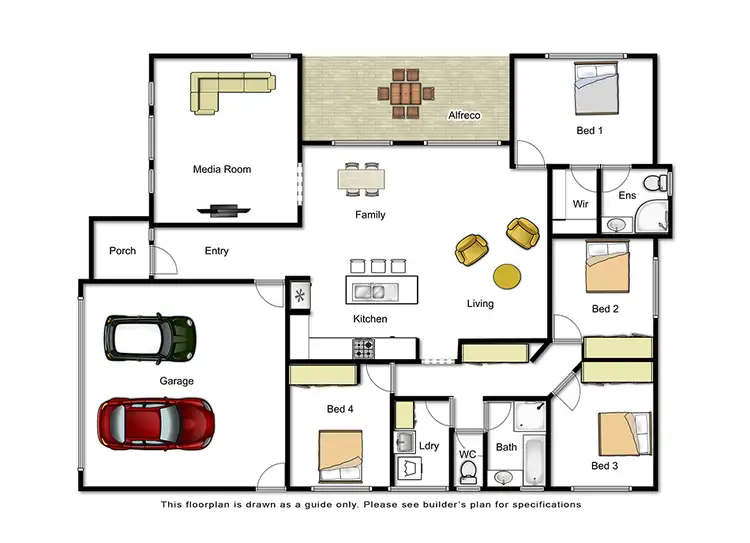 Floorplan of Homely house listing, 206 Nelson Street, Kearneys Spring QLD 4350