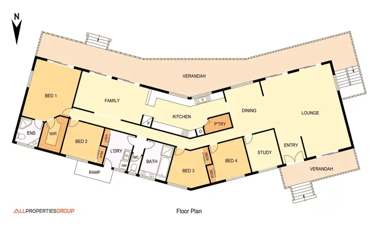 Floorplan of Homely rural property listing, 75 Dennis Rd, Cedar Vale QLD 4285