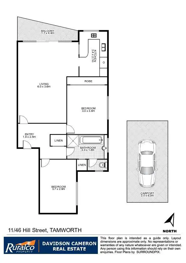 Floorplan of Homely house listing, 11/46-48 Hill Street, Tamworth NSW 2340