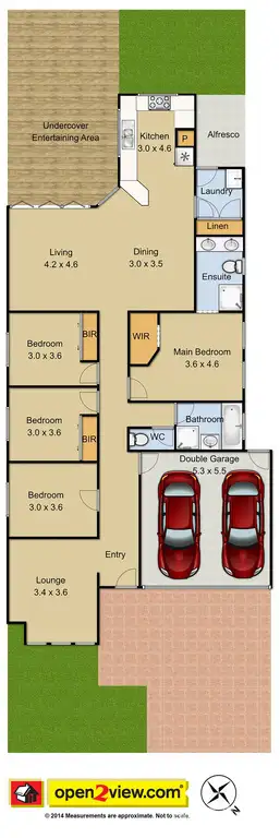 Floorplan of Homely house listing, 21 Brannigan Street, Ropes Crossing NSW 2760
