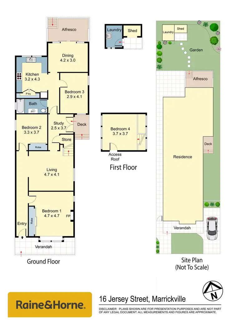 Floorplan of Homely house listing, 16 Jersey Street, Marrickville NSW 2204