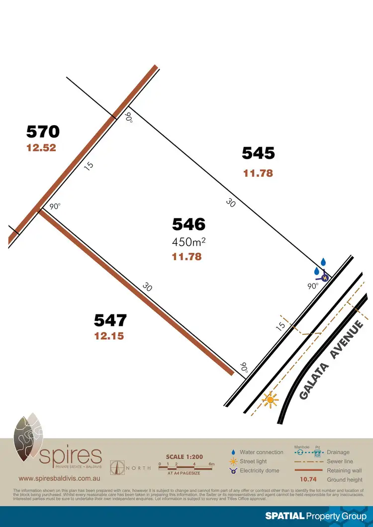 Floorplan of Homely land listing, Lot 546 Galata Ave, Baldivis WA 6171