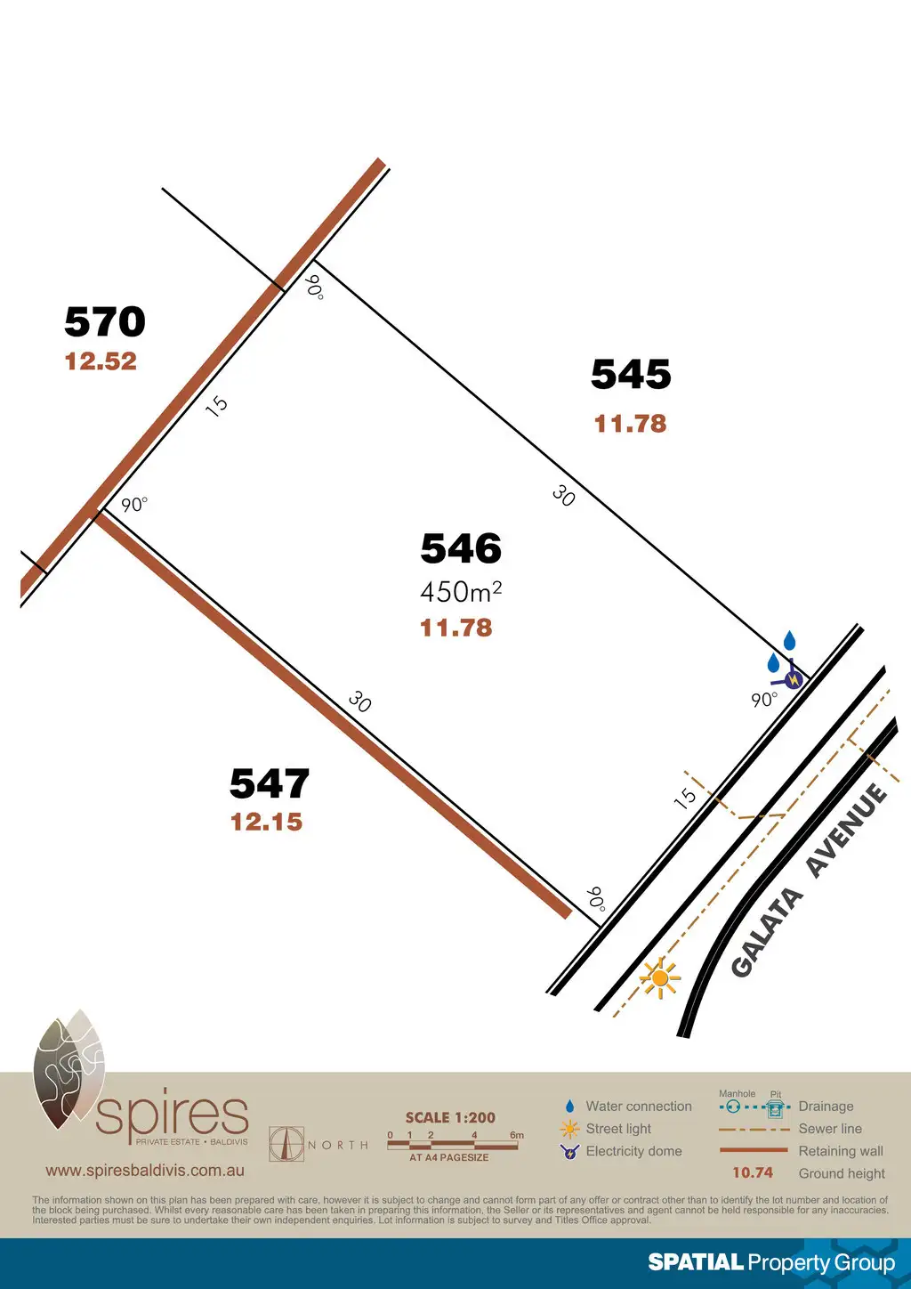 Floorplan of Homely land listing, Lot 546 Galata Ave, Baldivis WA 6171