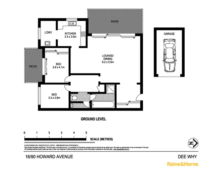Floorplan of Homely unit listing, 16/90 Howard Avenue, Dee Why NSW 2099