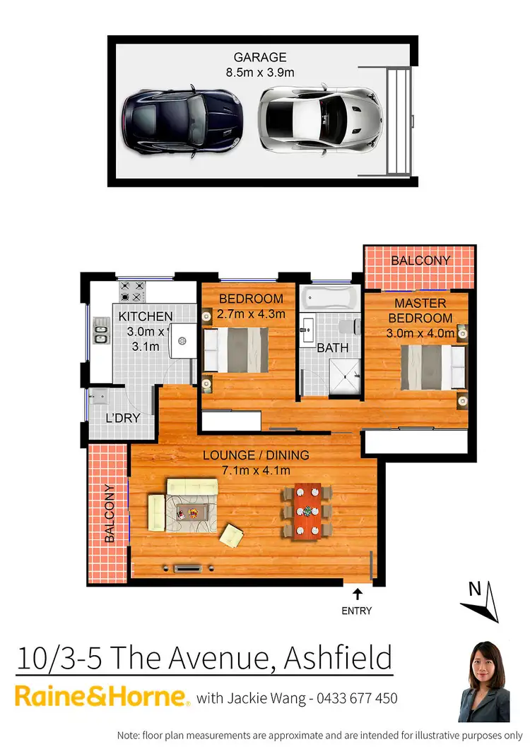 Floorplan of Homely unit listing, 10/3 The Avenue, Ashfield NSW 2131