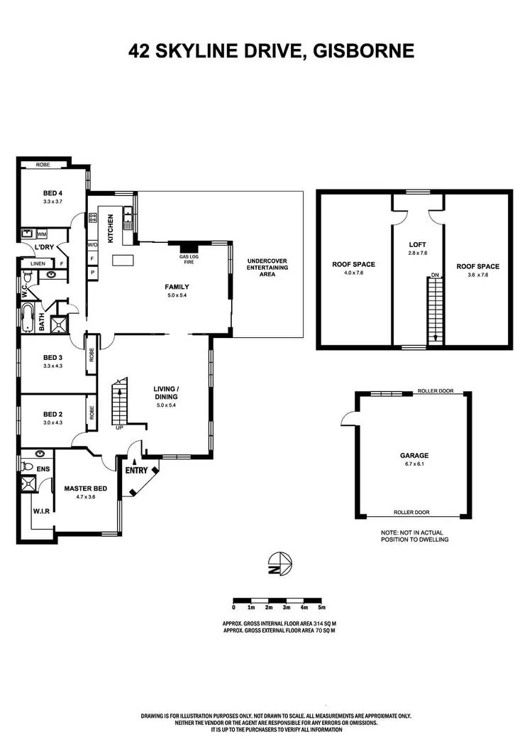 Floorplan of Homely house listing, 42 Skyline Drive, Gisborne VIC 3437