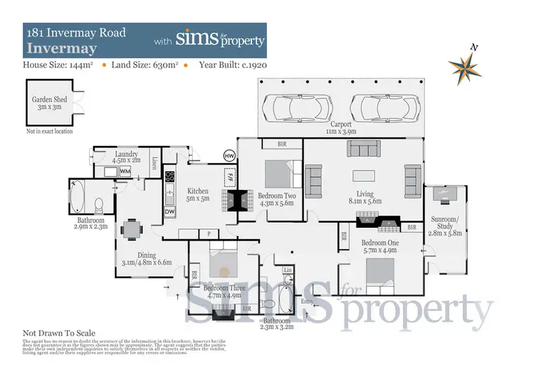 Floorplan of Homely house listing, 181 Invermay Road, Invermay TAS 7248