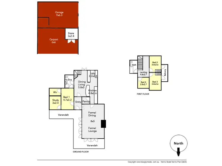 Floorplan of Homely house listing, 20A Irvine Street, Peppermint Grove WA 6011
