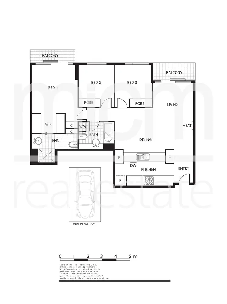 Floorplan of Homely apartment listing, 609/1 Bouverie Street, Carlton VIC 3053