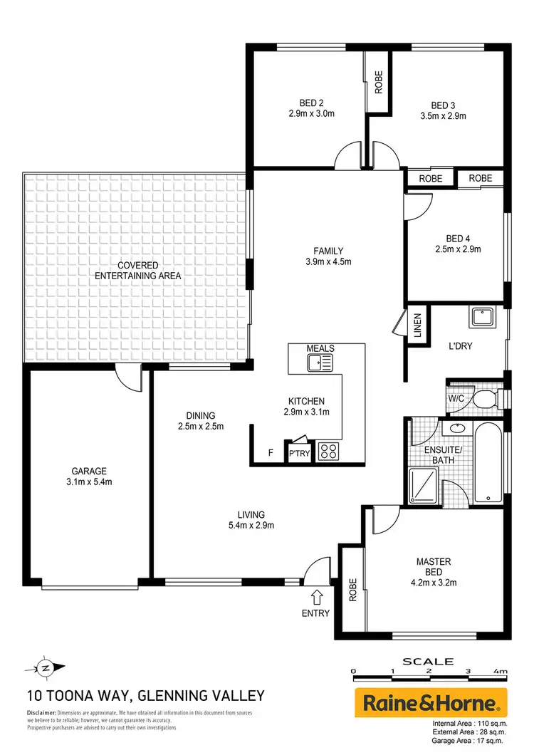 Floorplan of Homely house listing, 10 TOONA WAY, Glenning Valley NSW 2261