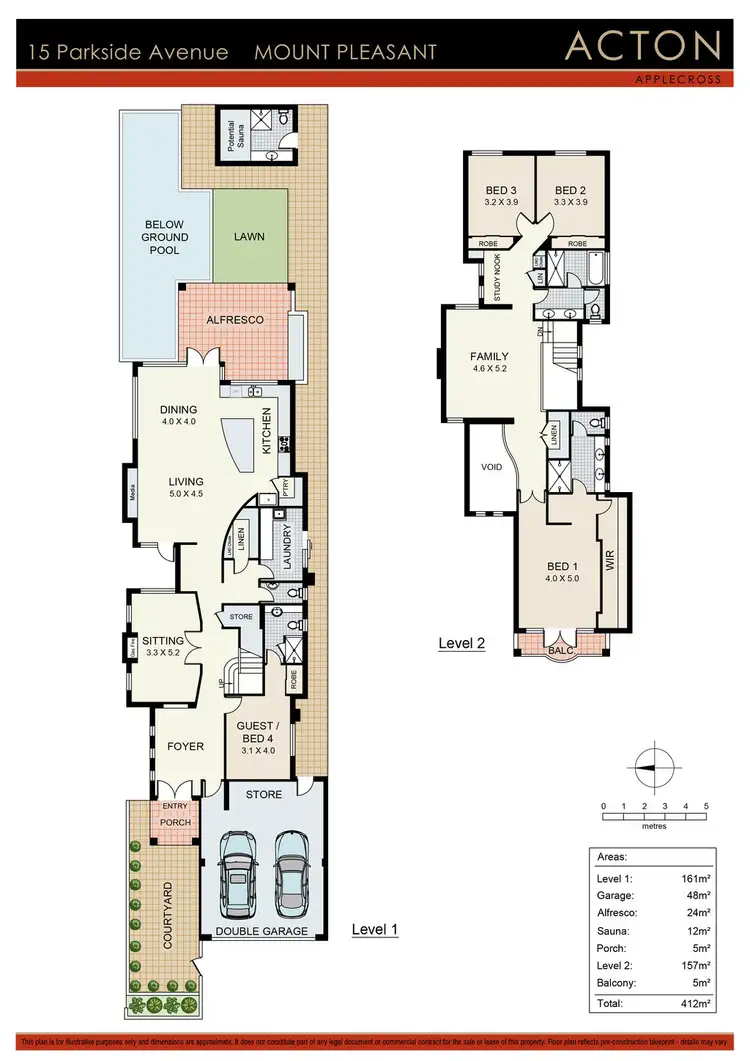 Floorplan of Homely house listing, 15 Parkside Ave, Mount Pleasant WA 6153
