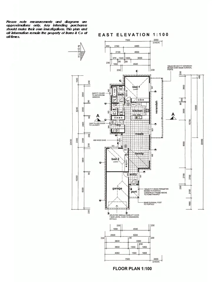 Floorplan of Homely townhouse listing, 6 John Court, Irymple VIC 3498