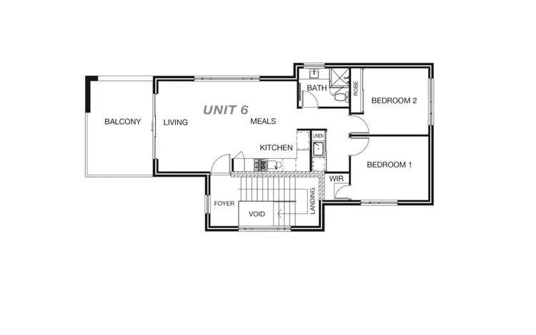 Floorplan of Homely apartment listing, Unit 6/12 New Bond Street, Midland WA 6056