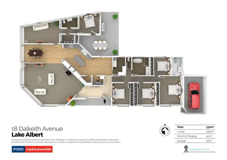 Floorplan of Homely house listing, 18 Dalkeith Avenue, Lake Albert NSW 2650