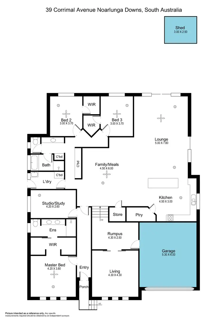 Floorplan of Homely house listing, 39 Corrimal Ave, Noarlunga Downs SA 5168
