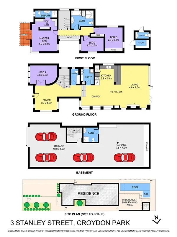 Floorplan of Homely house listing, 3 Stanley Street, Croydon Park NSW 2133