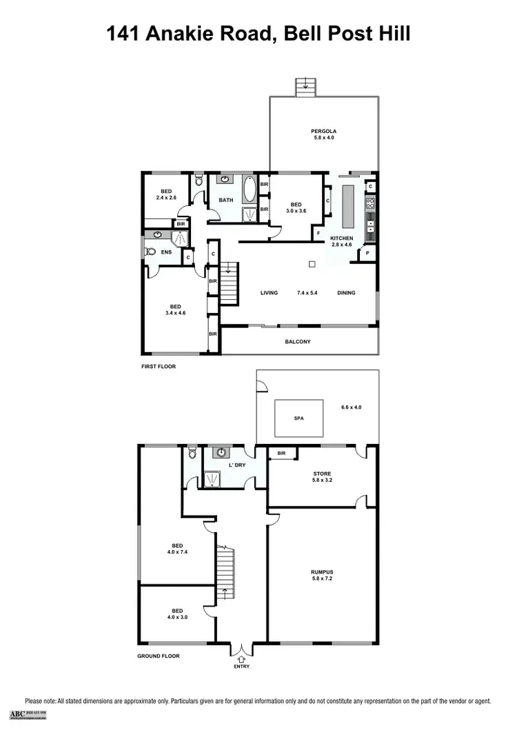 Floorplan of Homely house listing, 141 Anakie Road, Bell Post Hill VIC 3215