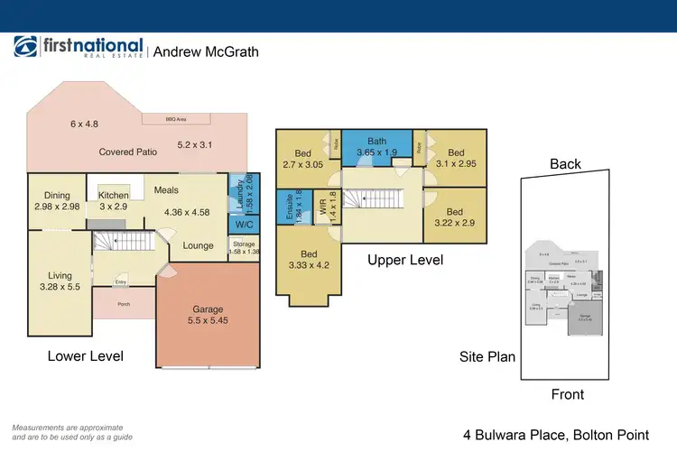 Floorplan of Homely house listing, 4 Bulwara Place, Bolton Point NSW 2283