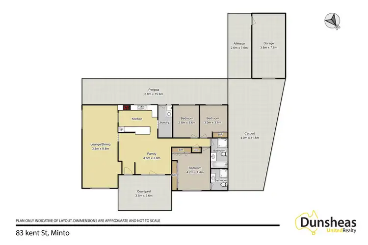Floorplan of Homely house listing, 83 Kent Street, Minto NSW 2566