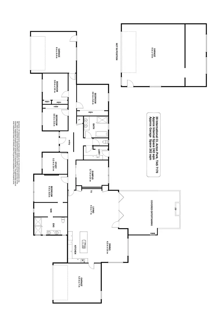 Floorplan of Homely house listing, 39 International Close, Acton Park TAS 7170