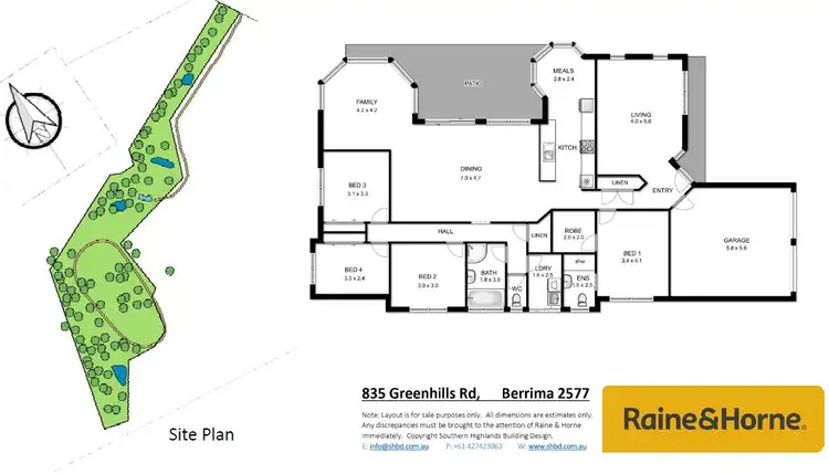 Floorplan of Homely house listing, 835 Greenhills Road, Berrima NSW 2577