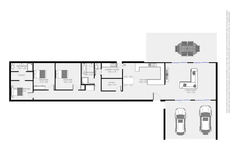 Floorplan of Homely house listing, 3187 Fifteenth Street Extension, Irymple VIC 3498