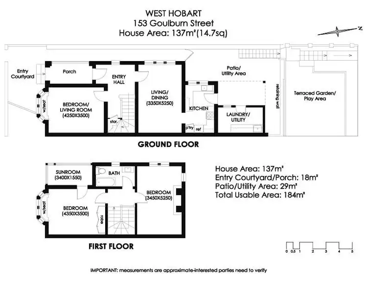 Floorplan of Homely house listing, 153 Goulburn Street, West Hobart TAS 7000
